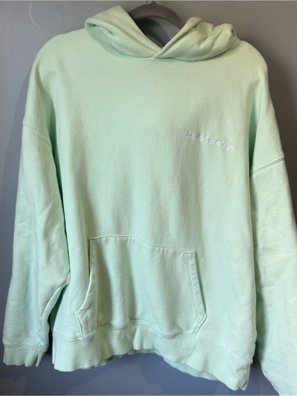 Awake NY Mint Green Hoodie Size Large